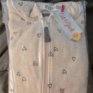 Girls Cat & Jack full zip hooded sweatshirt jacket XXL (16-18)